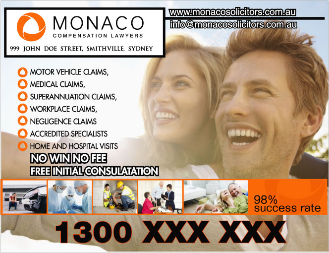 Advertisement Design by rynografx for Monaco Solicitors | Design #3806959