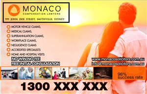 Advertisement Design by rynografx for Monaco Solicitors | Design: #3806997