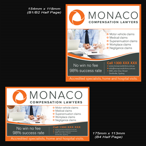 Advertisement Design by Mon01 for Monaco Solicitors | Design: #3755544