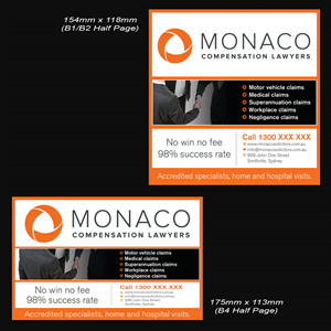 Advertisement Design by Mon01 for Monaco Solicitors | Design: #3755552