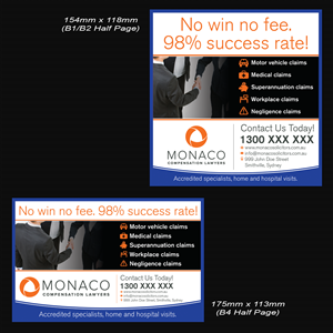Advertisement Design by Mon01 for Monaco Solicitors | Design: #3770074
