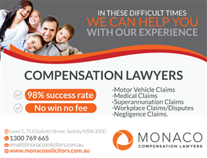 Advertisement Design by JCR for Monaco Solicitors | Design: #3871534
