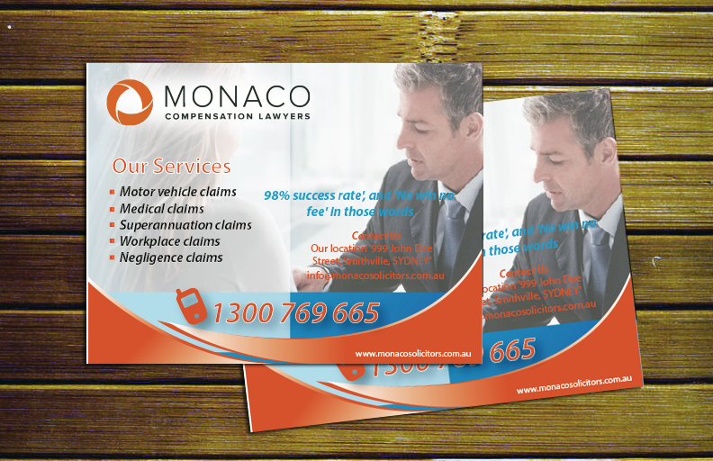 Advertisement Design by nafizrahat for Monaco Solicitors | Design #3736257