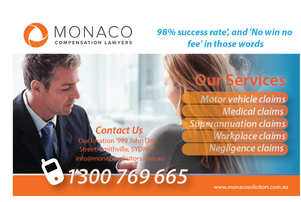 Advertisement Design by nafizrahat for Monaco Solicitors | Design #3739899