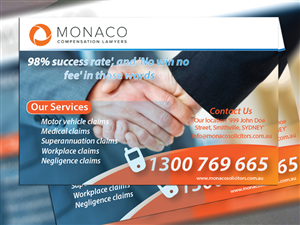 Advertisement Design by nafizrahat for Monaco Solicitors | Design: #3741450
