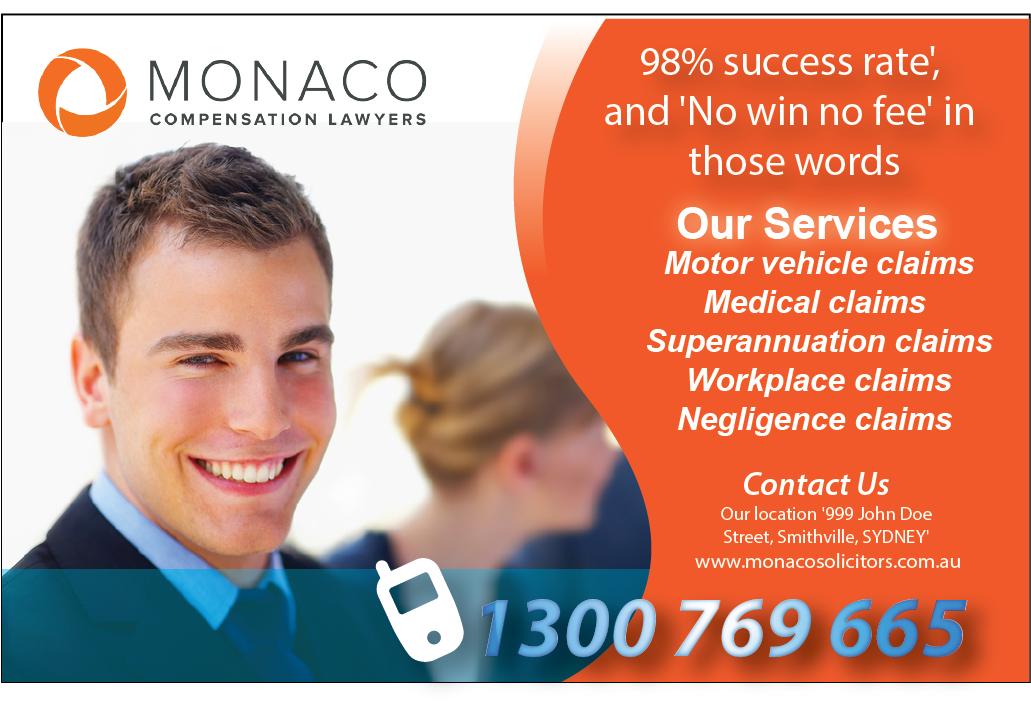 Advertisement Design by nafizrahat for Monaco Solicitors | Design #3757681