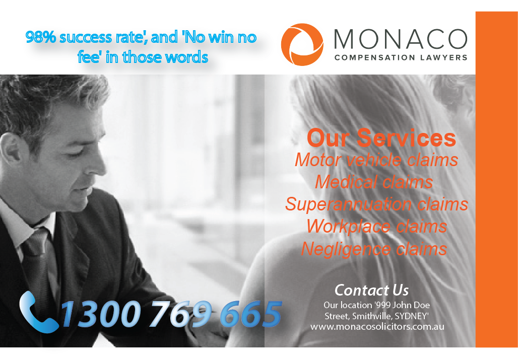 Advertisement Design by nafizrahat for Monaco Solicitors | Design #3759546