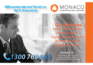 Advertisement Design by nafizrahat for Monaco Solicitors | Design: #3759546