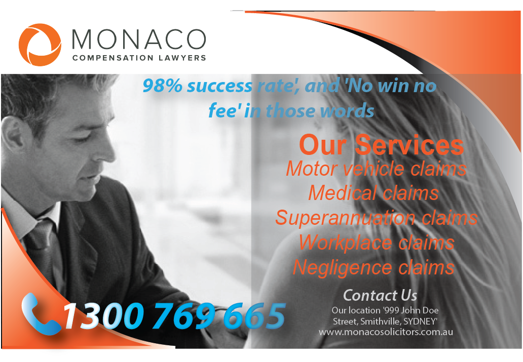 Advertisement Design by nafizrahat for Monaco Solicitors | Design #3759661