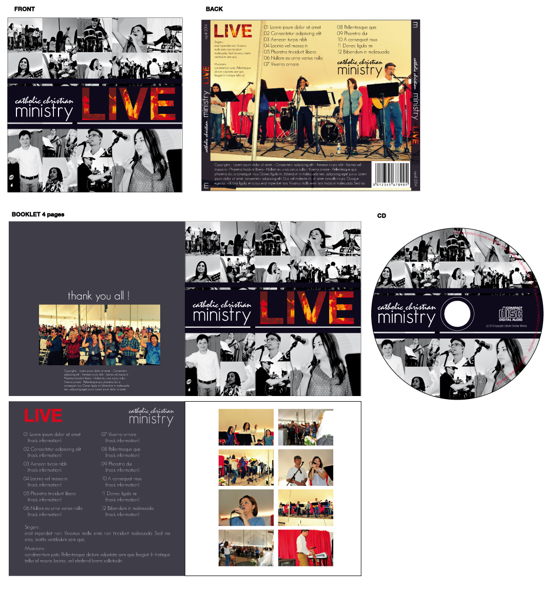 CD Cover Design by RedOne22 for this project | Design #3739515