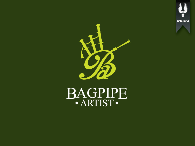 Logo Design by SEED for Bagpipe Artist | Design #1016847