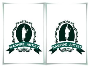 Logo Design by Bling Connect Ink for Bagpipe Artist | Design: #987851