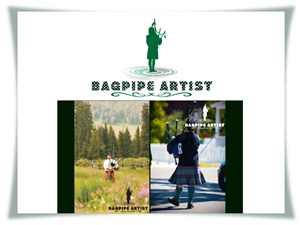 Logo Design by Bling Connect Ink for Bagpipe Artist | Design: #987937