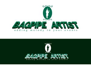 Logo Design by Bling Connect Ink for Bagpipe Artist | Design: #992815