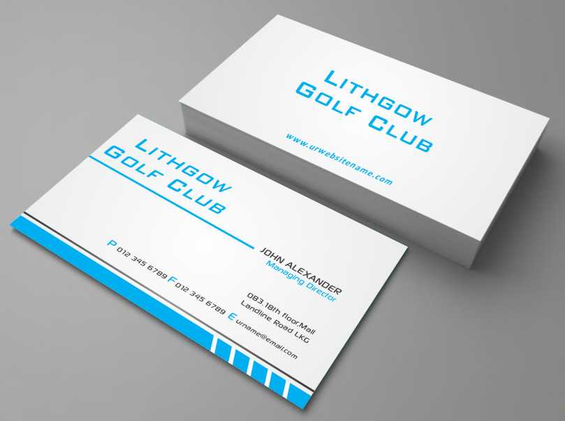 Business Card Design by AwsomeD for Lithgow Golf Club | Design #3763473