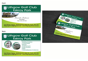 Business Card Design by Maden for Lithgow Golf Club | Design: #3772342