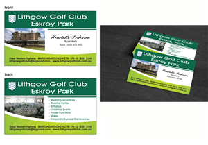 Business Card Design by Maden for Lithgow Golf Club | Design #3808382
