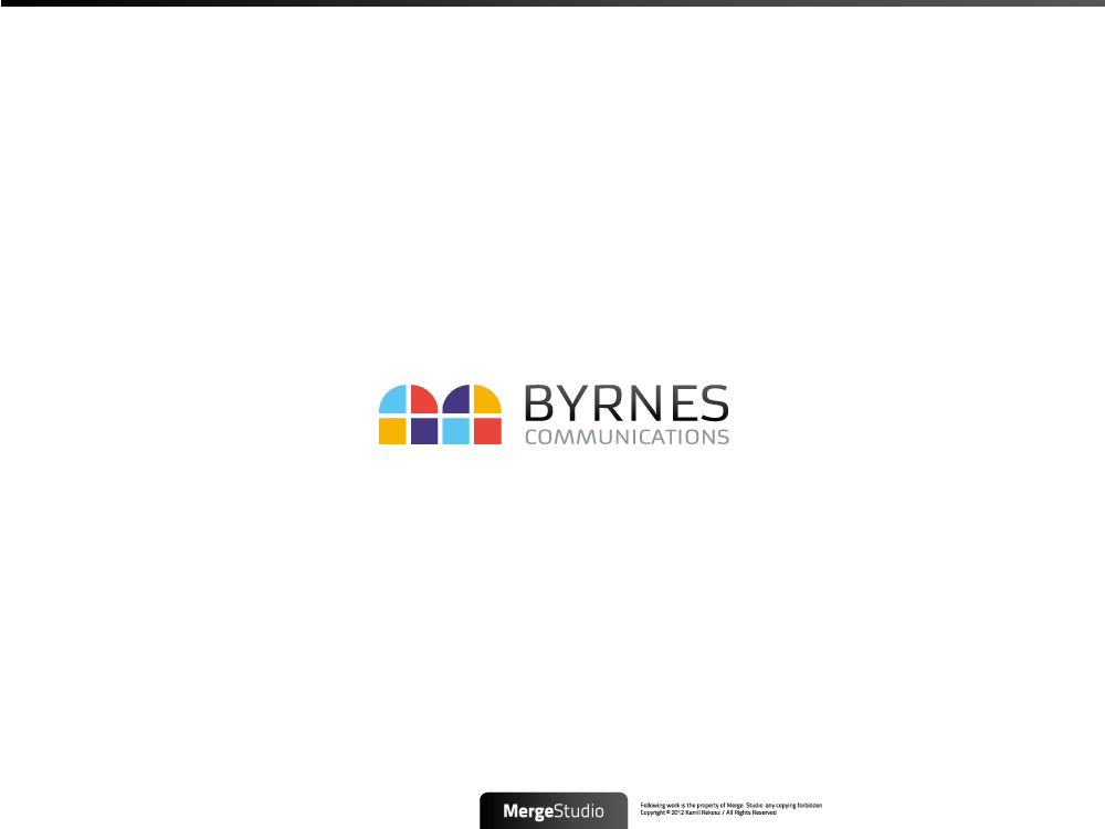 Logo Design by MergeStudio for Byrnes Communications | Design #1036351