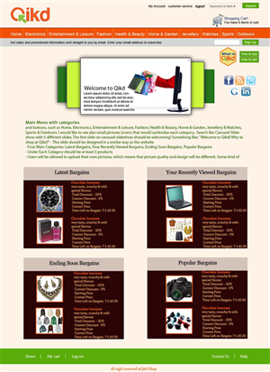 Web-Design von WirePaper für dieses Projekt | Design: #990545