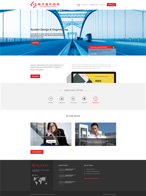 Web Design by aarsita for Syscontek Consulting, LLC | Design: #3807709