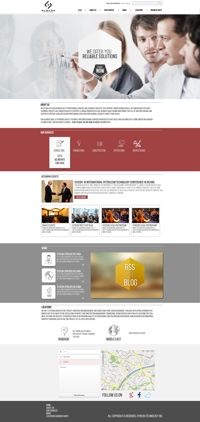 Web Design by WYSIWYG for Syscontek Consulting, LLC | Design: #4081794