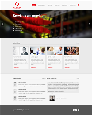 Web Design by jgagiatsos for Syscontek Consulting, LLC | Design: #3748845
