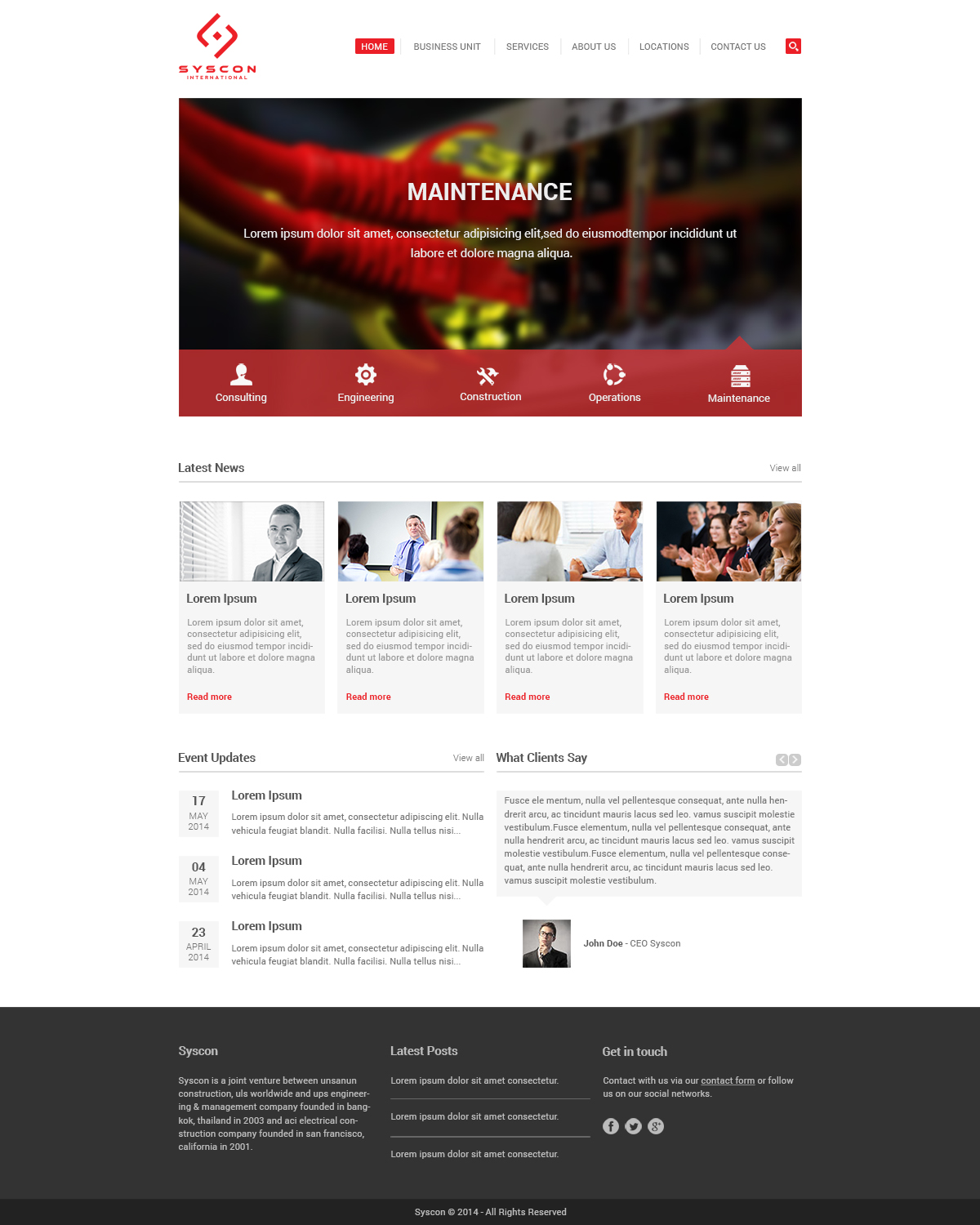 Web Design par jgagiatsos pour Syscontek Consulting, LLC | Design #3774767
