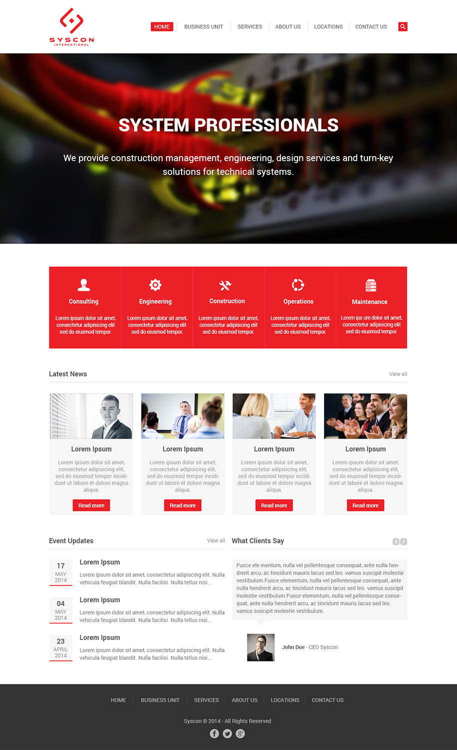 Web Design par jgagiatsos pour Syscontek Consulting, LLC | Design #3781839