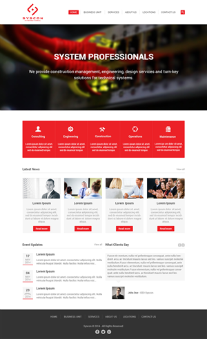 Web Design by jgagiatsos for Syscontek Consulting, LLC | Design: #3781839