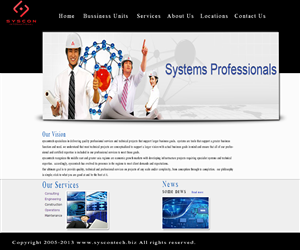 Web Design by eman140 for Syscontek Consulting, LLC | Design: #3894484
