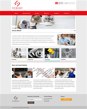 Web Design by Oddity Softwares for Syscontek Consulting, LLC | Design: #3926031