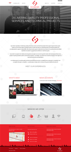 Web Design by Jagannath for Syscontek Consulting, LLC | Design #3826525