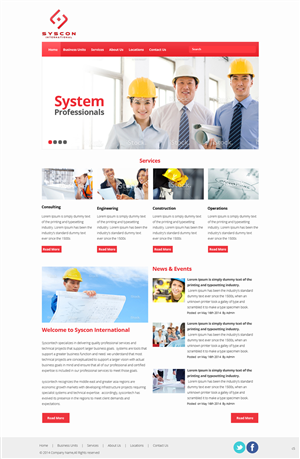 Web Design by pb for Syscontek Consulting, LLC | Design: #3750456