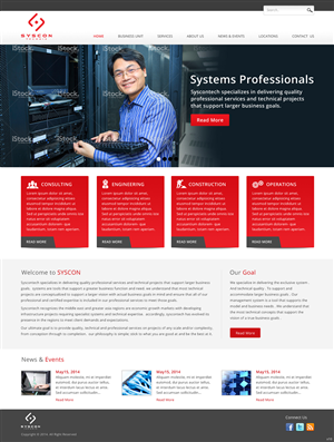 Web Design by pb for Syscontek Consulting, LLC | Design: #3750462
