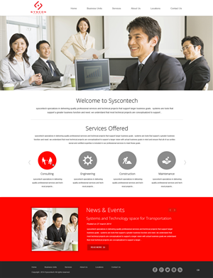 Web Design by pb for Syscontek Consulting, LLC | Design: #3750466
