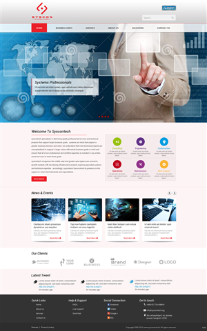 Web Design by pb for Syscontek Consulting, LLC | Design: #3750469