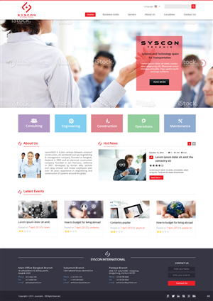 Web Design by pb for Syscontek Consulting, LLC | Design: #3750470