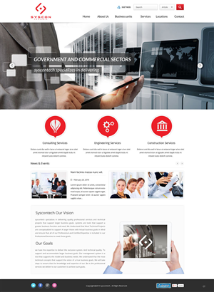 Web Design by pb for Syscontek Consulting, LLC | Design: #3750477