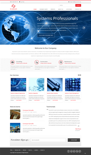 Web Design by pb for Syscontek Consulting, LLC | Design: #3750481