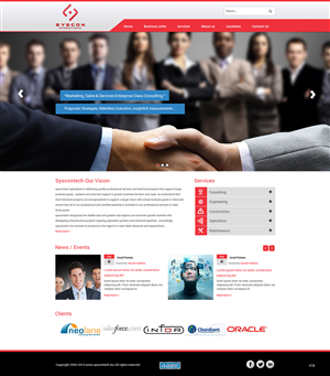 Web Design by pb for Syscontek Consulting, LLC | Design: #3750484