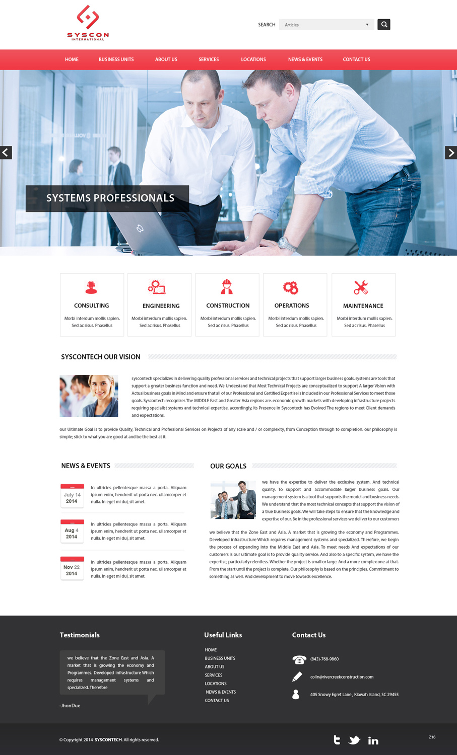 Diseño Web por pb para Syscontek Consulting, LLC | Diseño #3750487