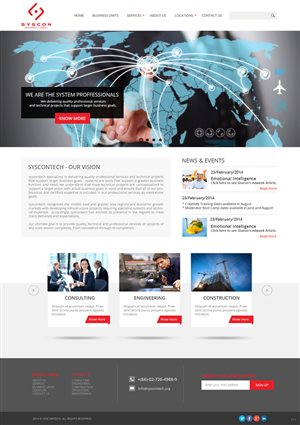 Web Design by pb for Syscontek Consulting, LLC | Design: #3750490