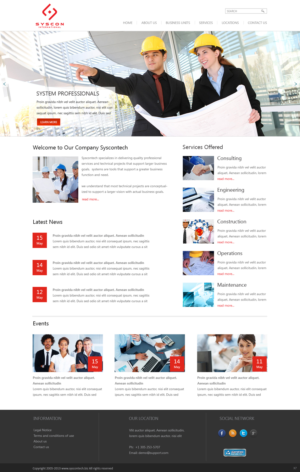 Diseño Web por pb para Syscontek Consulting, LLC | Diseño #3750493