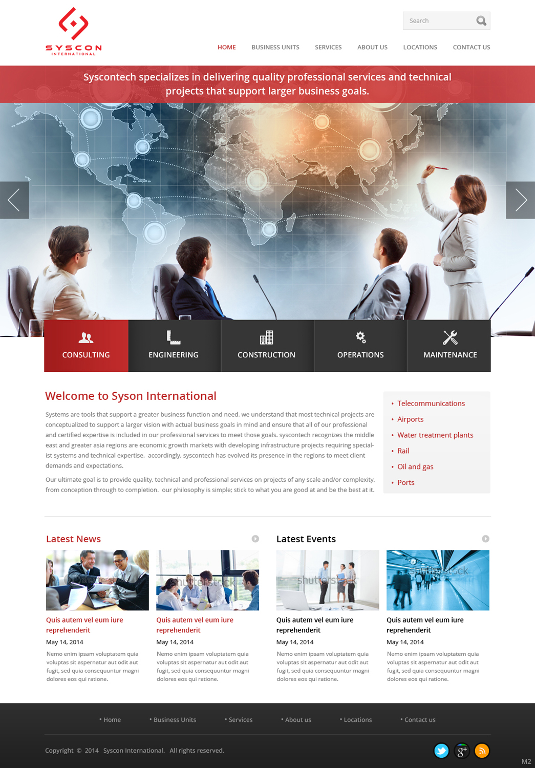 Diseño Web por pb para Syscontek Consulting, LLC | Diseño #3750500