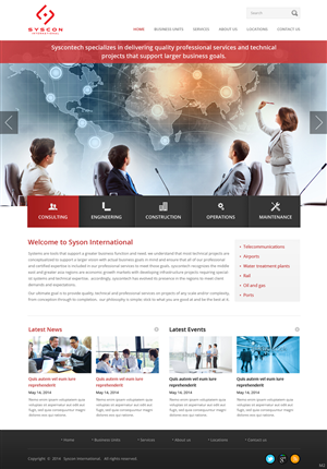 Web Design by pb for Syscontek Consulting, LLC | Design: #3750500