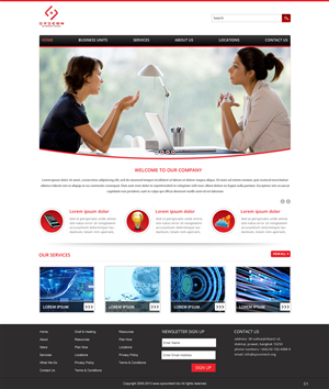 Web Design by pb for Syscontek Consulting, LLC | Design: #3755409