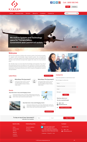 Web Design by pb for Syscontek Consulting, LLC | Design: #3757149