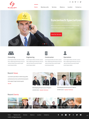 Web Design by pb for Syscontek Consulting, LLC | Design: #3787970