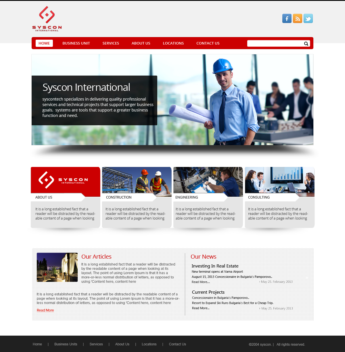 Web Design by OM for Syscontek Consulting, LLC | Design #3772882