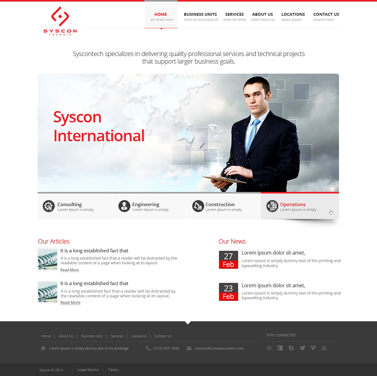 Web Design par OM pour Syscontek Consulting, LLC | Design #3772892